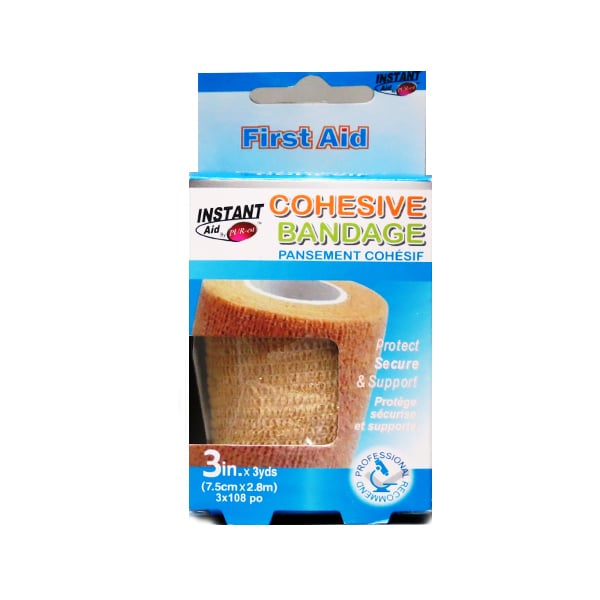 Purest Instant Aid- 3 Inch Cohesive Bandage Image 1