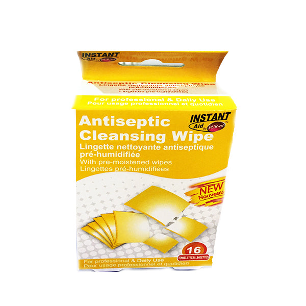 Purest Instant Aid- Antiseptic Cleansing Wipe (16 In 1 Pack) Image 1