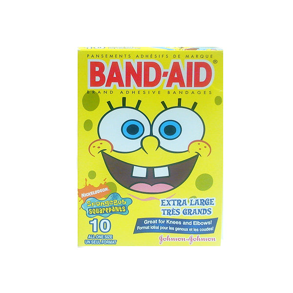 Johnson and Johnson Band-Aid- Sponge Bob (10 In 1 Pack) Image 1