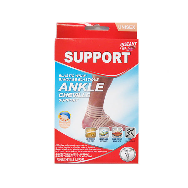 Instant Aid by Purest Elastic Wrap Ankle Support Image 1