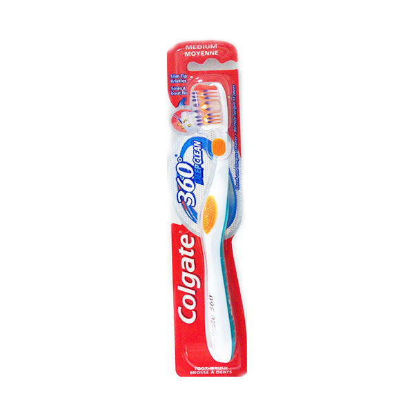 Colgate 360 Medium Deep Clean Toothbrush Image 1