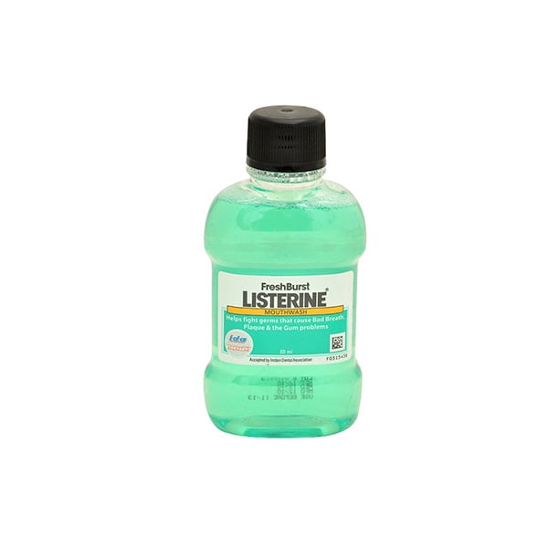 Listerine Fresh Burst Mouthwash (80ml) Image 1