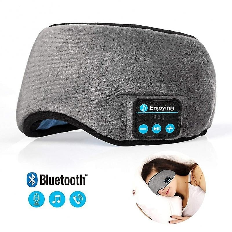 Sleep Headphones Bluetooth Eye Mask Music Travel Sleeping Handsfree Mask Image 2