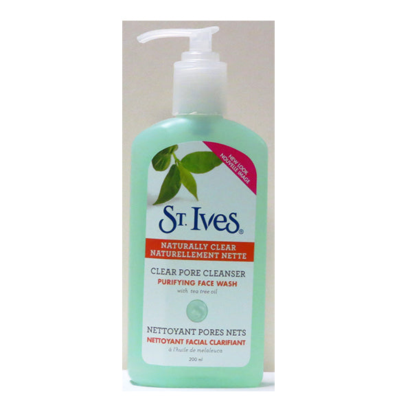 ST. Ives Clear Pore Cleanser Purifying Face Wash with Tea Tree Oil(200ml) Image 1