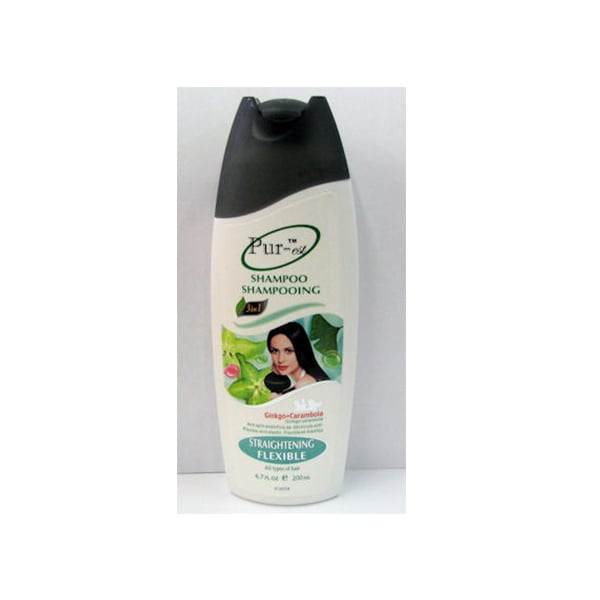 Purest Straightening Flexible Shampoo with Ginkgo+Carambola (200ml) Image 1