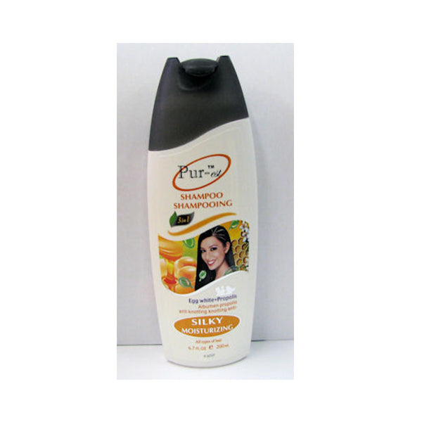 Purest Silky Moisturizing Shampoo with Egg White+Propolis(200ml) Image 1