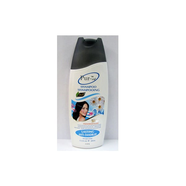 Purest Lasting Anti-Dandruff Shampoo with Chamomile and Icy Mint(400ml) Image 1