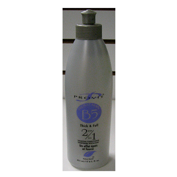 Provit B5 Thick and Full 2 in 1 Shampoo (355ml) Image 1
