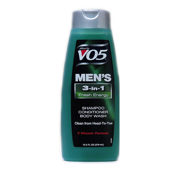 V05 Mens 3 in 1 ShampooConditionerandBody Wash with Fresh Energy(370ml) Image 1
