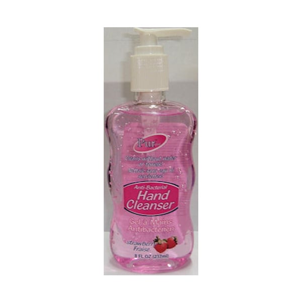 Purest Anti-Bacterial Hand Cleanser with Strawberry (237ml) Image 1