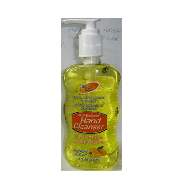 Purest Anti-Bacterial Hand Cleanser with Lemon (237ml) Image 1