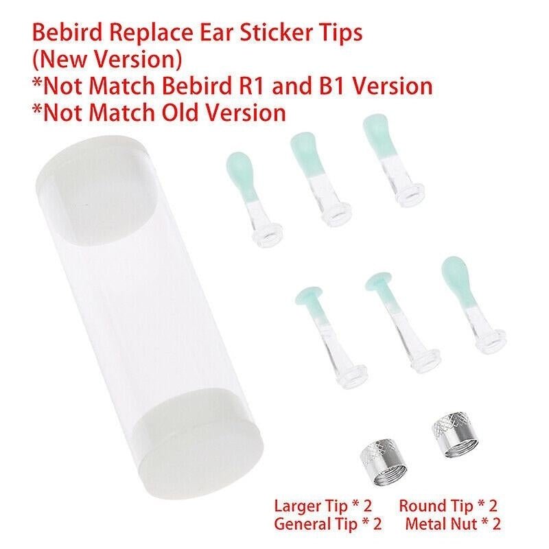 Original Ear Sticks Earpick Replacement Ear Cleaner Tips Set Silicone Ear Spoon For Bebird Image 2