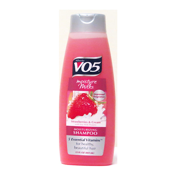 V05 Moisturizing Shampoo with Strawberries and Cream(443ml) Image 1