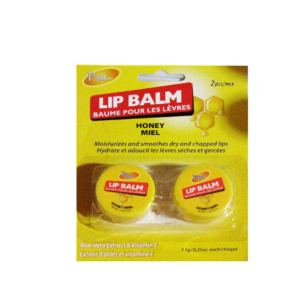 Purest Lip Balm- Honey (2 in 1 Pack) Image 1