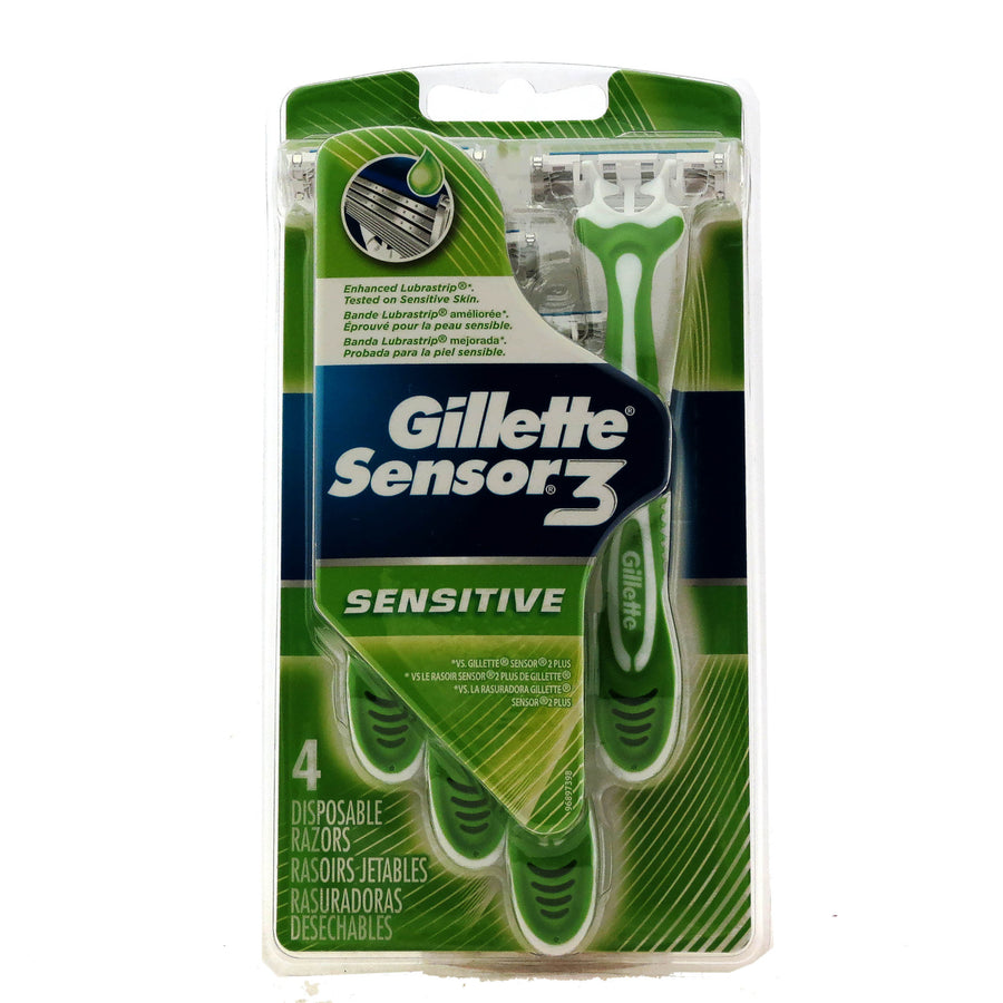 Gillette Sensor 3 Sensitive (4 Pack) Image 1
