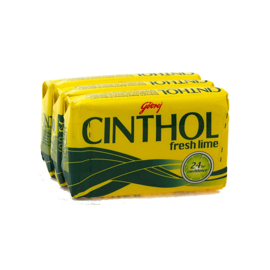 CINTHOL Fresh Lime Bar Soap 100gr - Pack of 3 Image 1