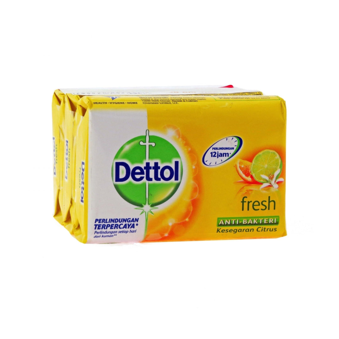 Dettol Fresh Antibacterial Soap 3pk x 105gr Image 1