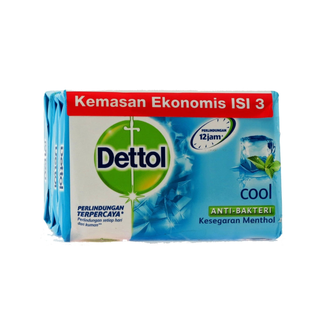 Dettol Cool Menthol Antibacterial Soap 3pk x 105gr Image 1