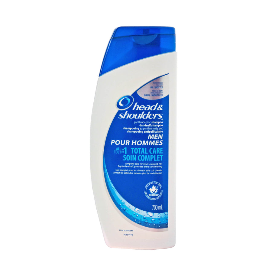 HeadandShoulders Shampoo All in 1 MEN Total Care 700ml Image 1