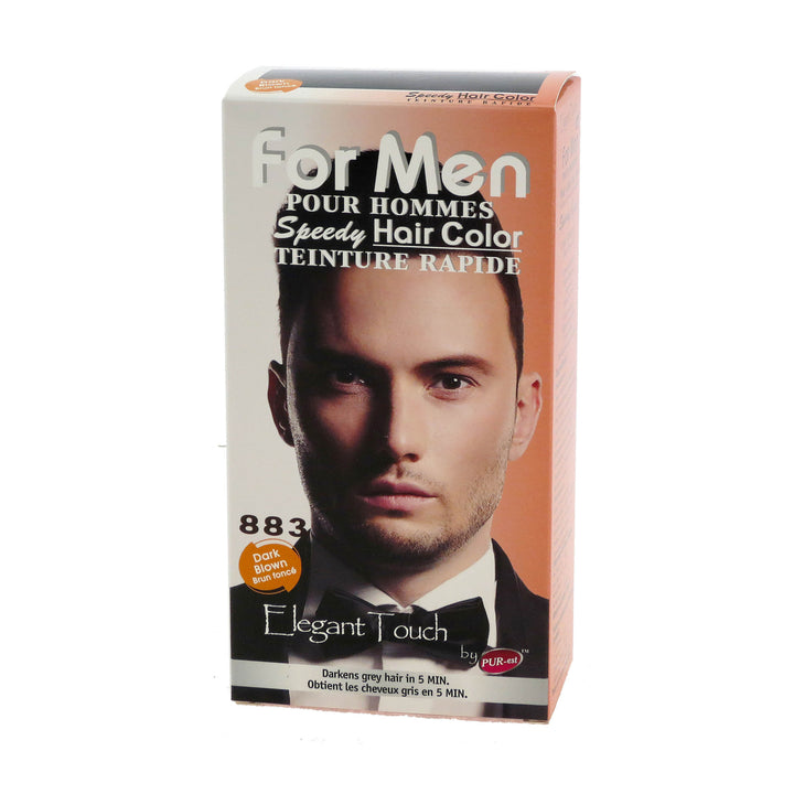 Hair Color for Men Dark Brown 883 Elegant Touch Speedy by PUR-est Image 1