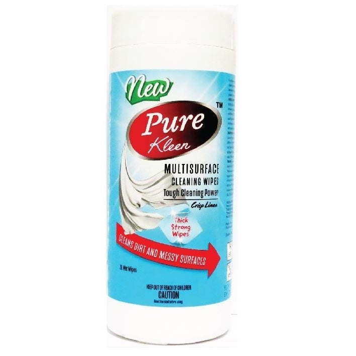 Pure Kleen Multisurface Wipes Fresh Linen 35 Sheets Image 1