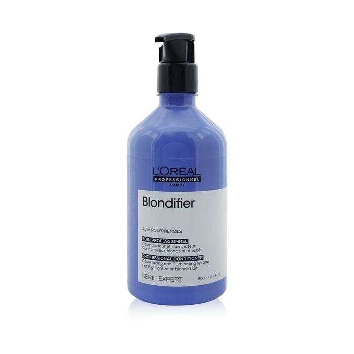 LOreal - Professionnel Serie Expert - Blondifier Acai Polyphenols Resurfacing and Illuminating Conditioner (For Blonde Image 1