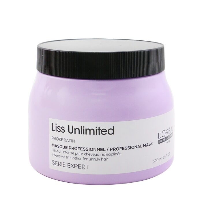 LOreal - Professionnel Serie Expert - Liss Unlimited Prokeratin Intense Smoothing Mask (For Unruly Hair)(500ml/16.9oz) Image 1