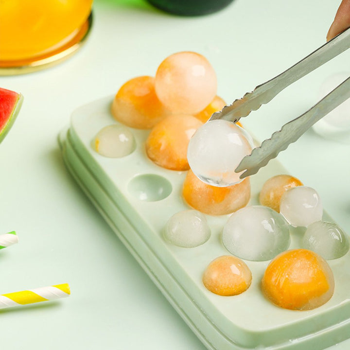 Ice Cube Maker Silicone Household Easy-Release Ice Ball Mold Ice Cube Tray With Removable Lid Image 4