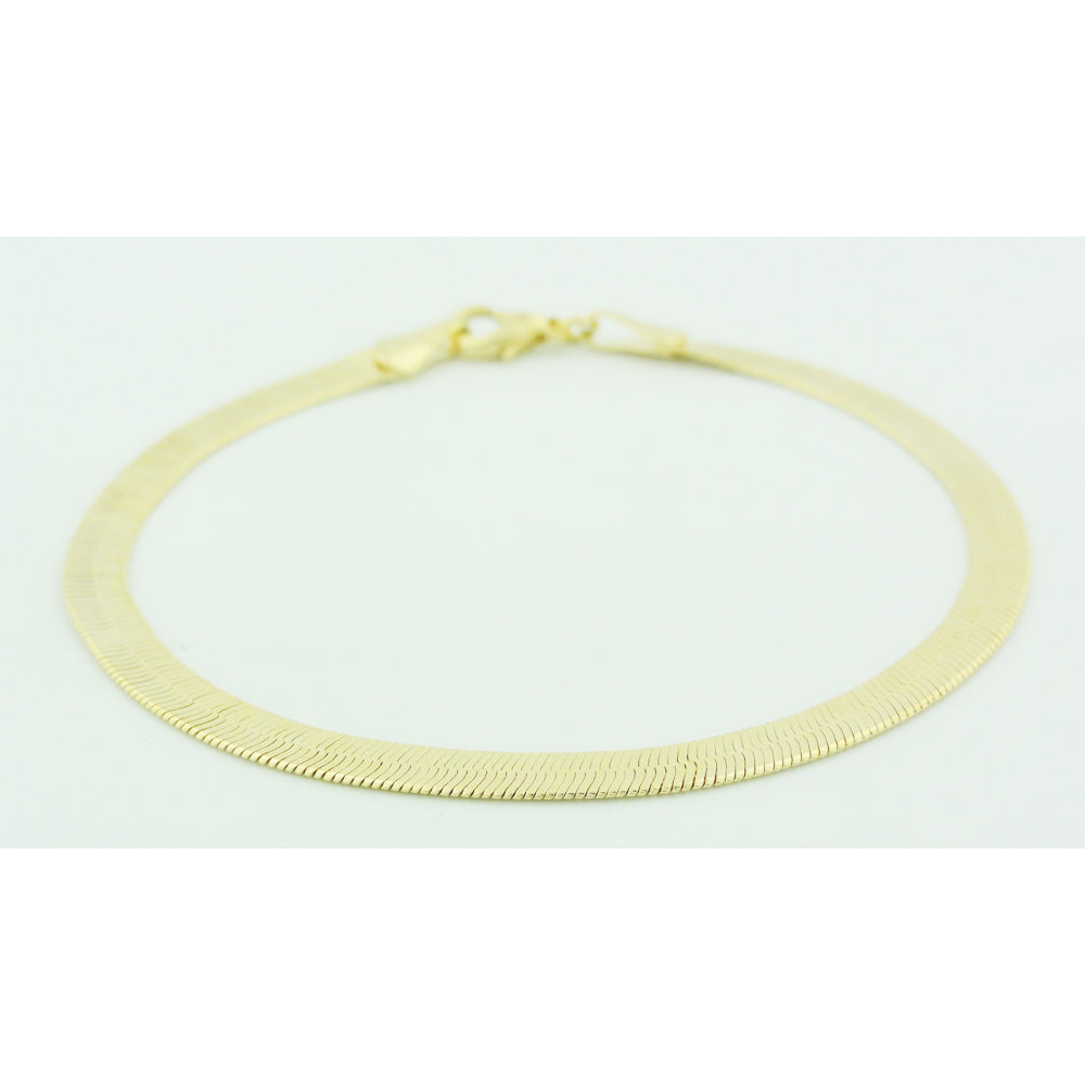 Gold Filled Herringbone 7.5 Inch Bracelet Image 1
