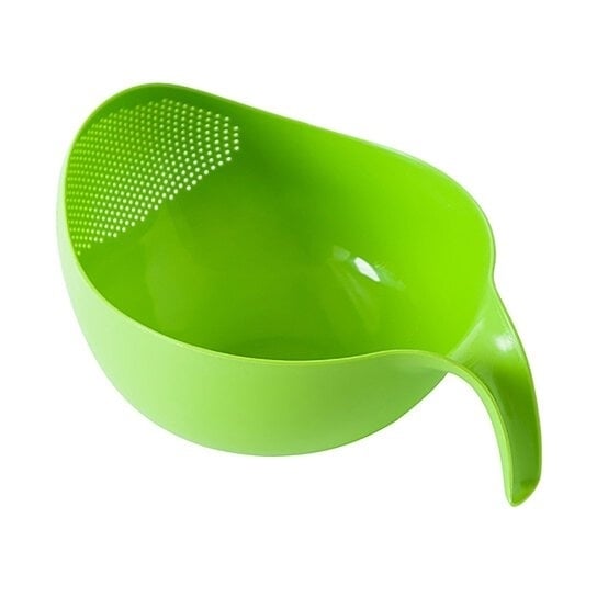 Strainer Sieve Basket with Handle Plastic for Rice Fruits Vegetables Durable Portable Image 2