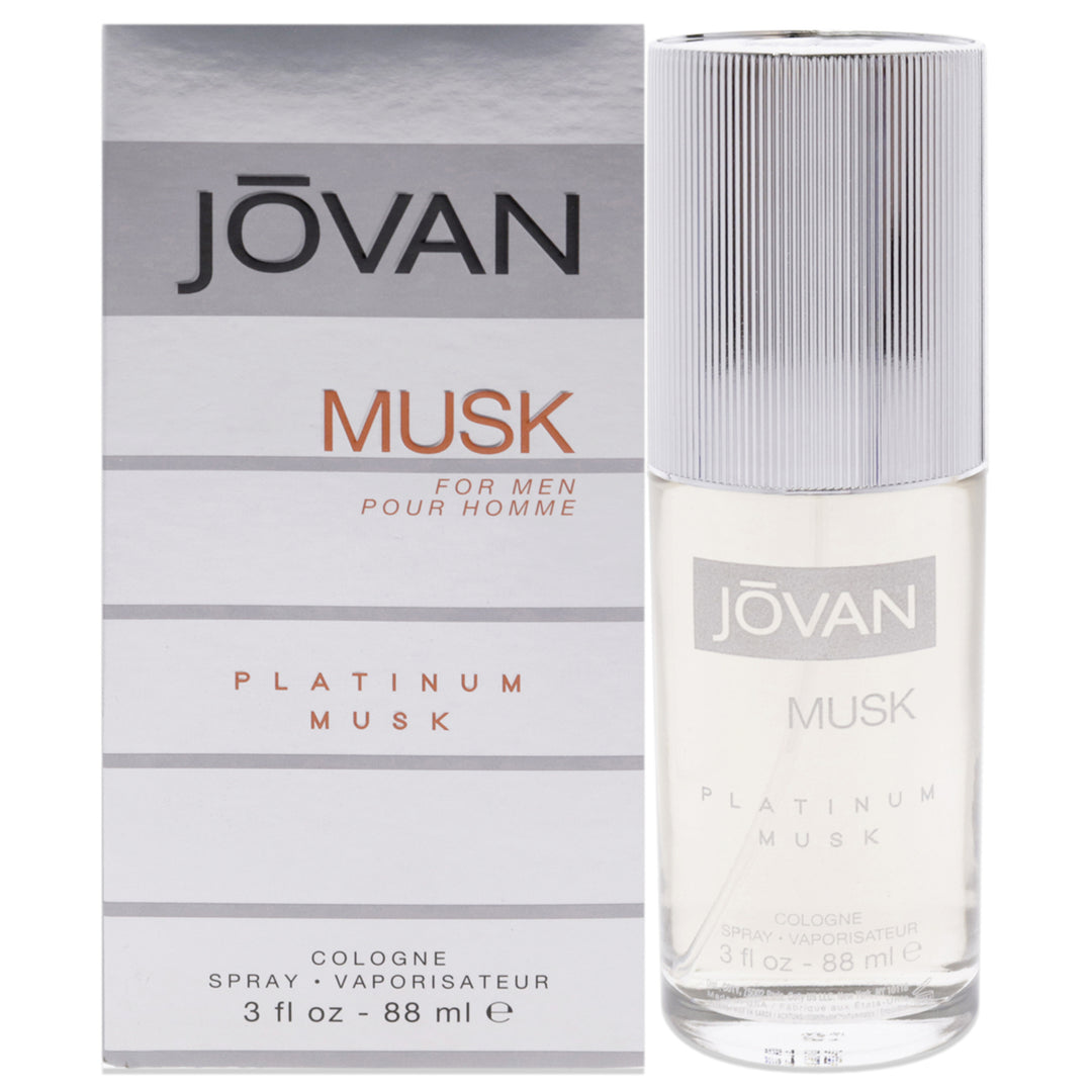 Jovan Platinum Musk by Jovan for Men - 3 oz EDC Spray Image 1