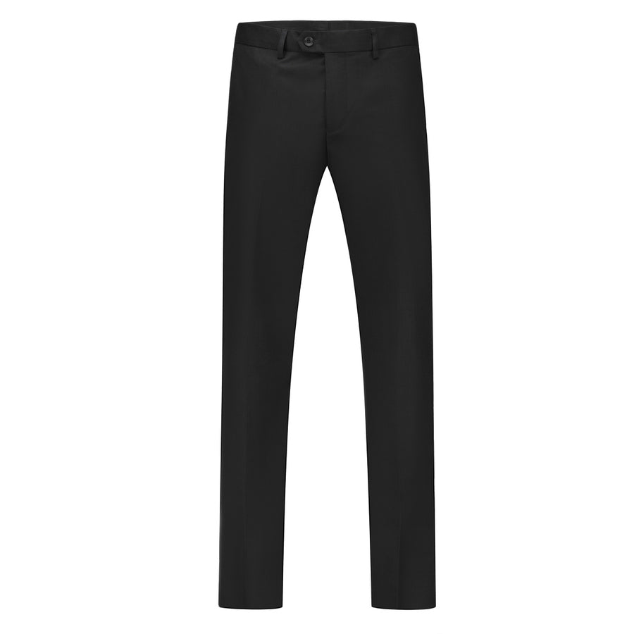 Men Business Pants Slim Fit Casual Trousers Classic Spring Summer Solid Color Straight High Waist Pants Work Wear Image 1