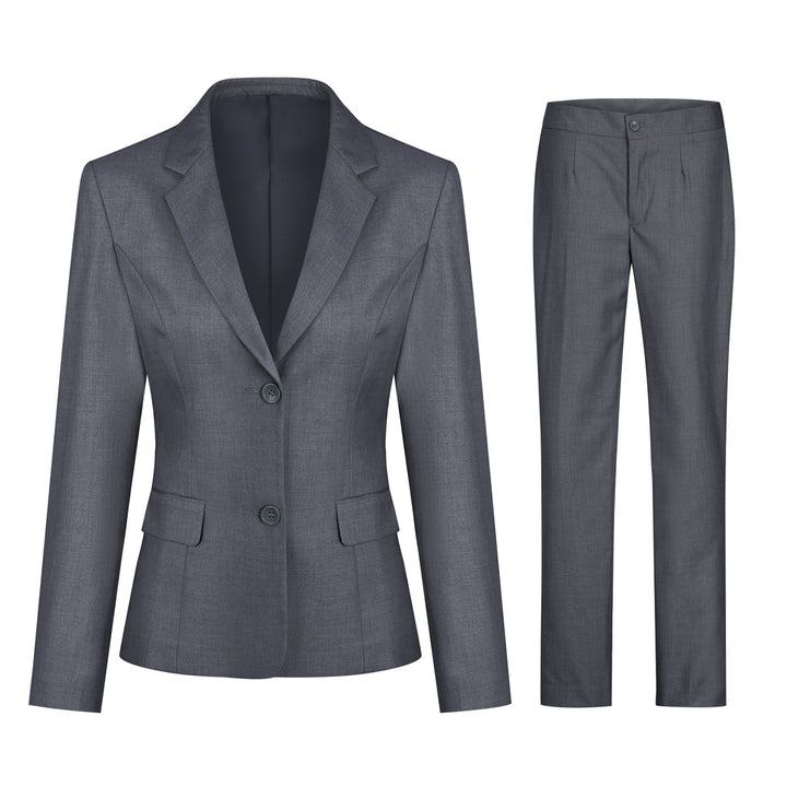 Women Blazer Set 2 Piece Women Office Suit Fashion Blazer And Pants Sets Spring Summer Single Breasted Solid Color Slim Image 4