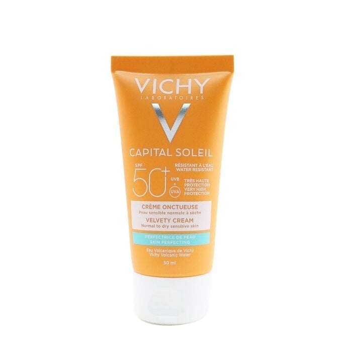 Vichy - Capital Soleil Skin Perfecting Velvety Cream SPF 50 - Water Resistant (Normal to Dry Sensitive Image 1