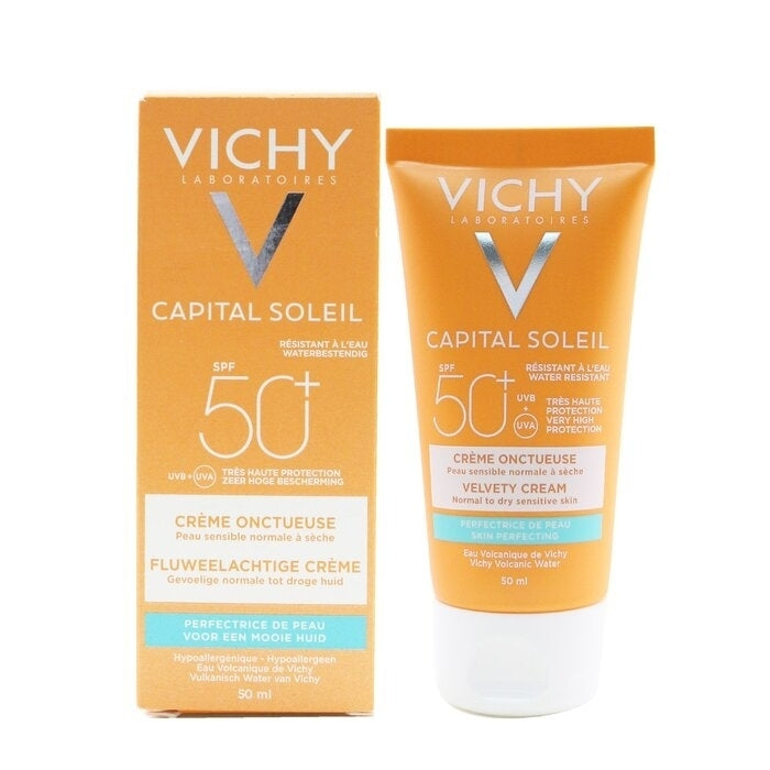 Vichy - Capital Soleil Skin Perfecting Velvety Cream SPF 50 - Water Resistant (Normal to Dry Sensitive Image 2