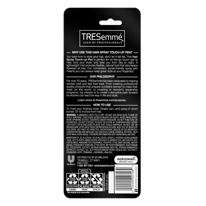 (2 Pack) TRESemme Professional Hair Spray Touch-Up Pen for Frizz Control 15+ Sprays 0.4 oz Image 3