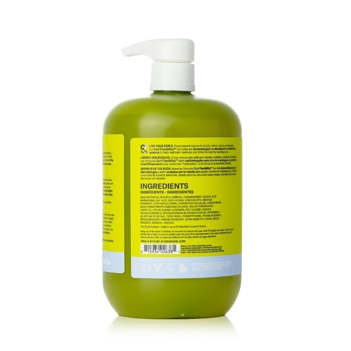 DevaCurl - Low-Poo Delight Mild Lather Cleanser For Lightweight Moisture - For Dry Fine Curls(946ml/32oz) Image 2