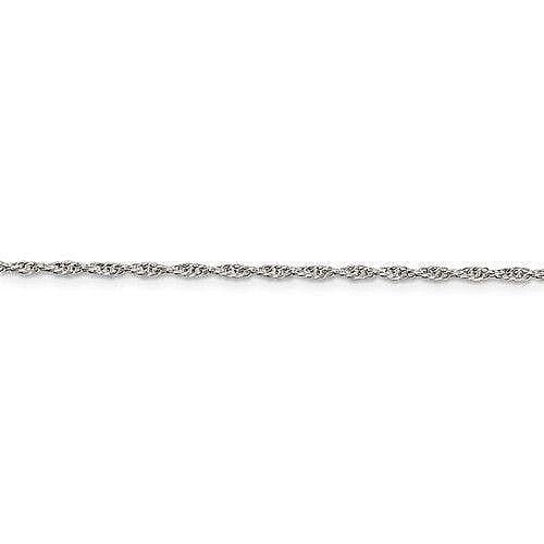 Sterling Silver 1.95mm Loose Rope 20 inch Chain Image 3