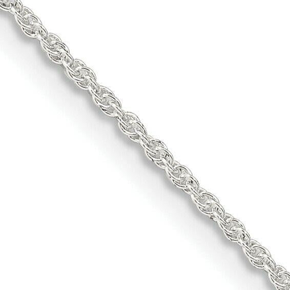 NEW Sterling Silver 1.3mm Loose Rope Chain Image 2