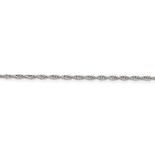 Sterling Silver 1.6mm Oval Fancy Rolo Chain Image 3