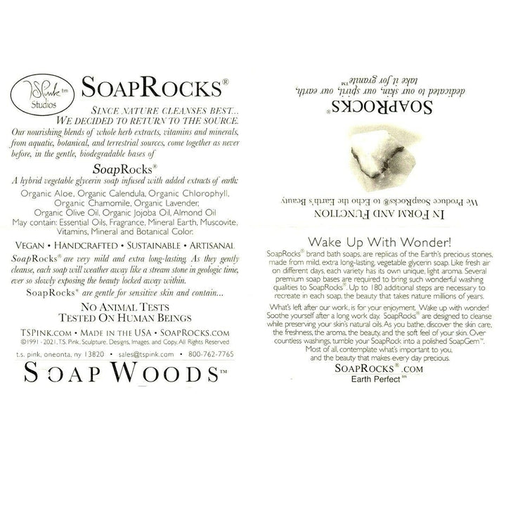 NEW Soap Rocks Stones Gemstones Birthstones Soap - Gold In Quartz - 4oz Image 3