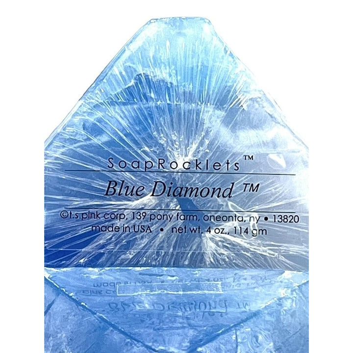 NEW Soap Rocks Stones Gemstones Birthstones Soap - Blue Diamond - 4oz Image 3