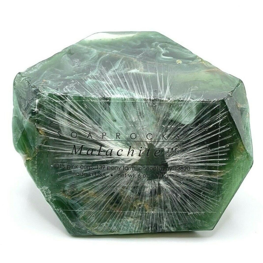NEW Soap Rocks Stones  Gemstones Birthstones Soap - Malachite - 6oz Image 4