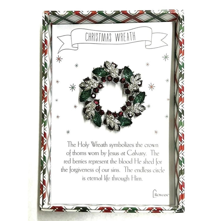 Crystal Christmas Wreath Story Pin Image 3