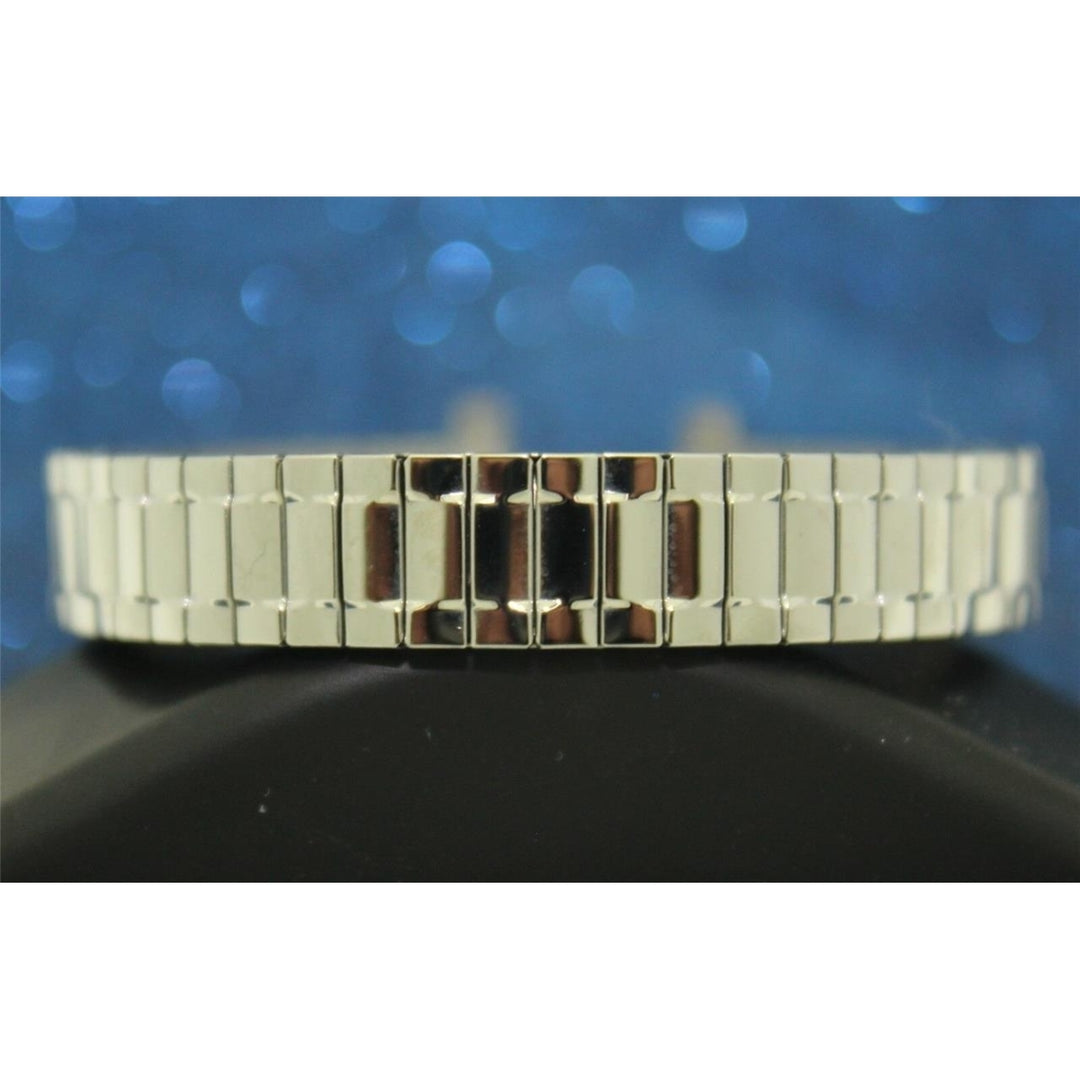 Ladies 10-14 mm Stainless Steel Straight Spring End-Expansion Watch Band Image 4