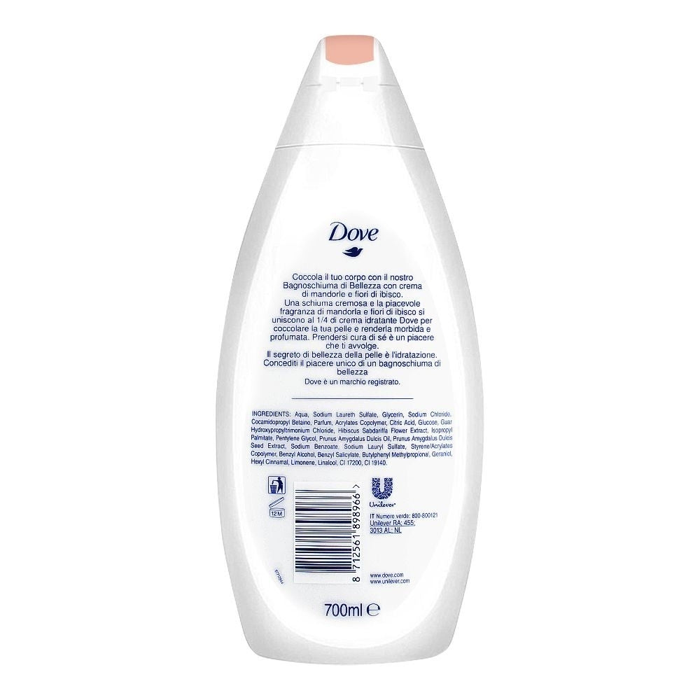 Dove Body Wash with Almond Cream and Hibiscus(500ml) Image 2