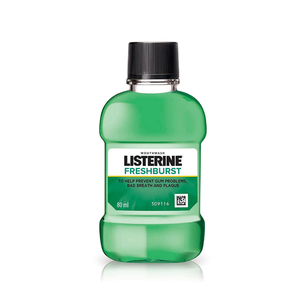Listerine Fresh Burst Mouthwash (80ml) Image 2