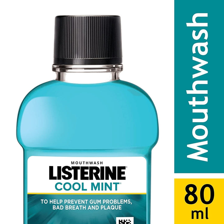 Listerine Cool Mint Mouthwash (80ml) Image 3