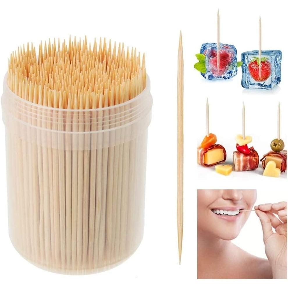 Purest Wooden Toothpick 180 in 1 Pack Image 3