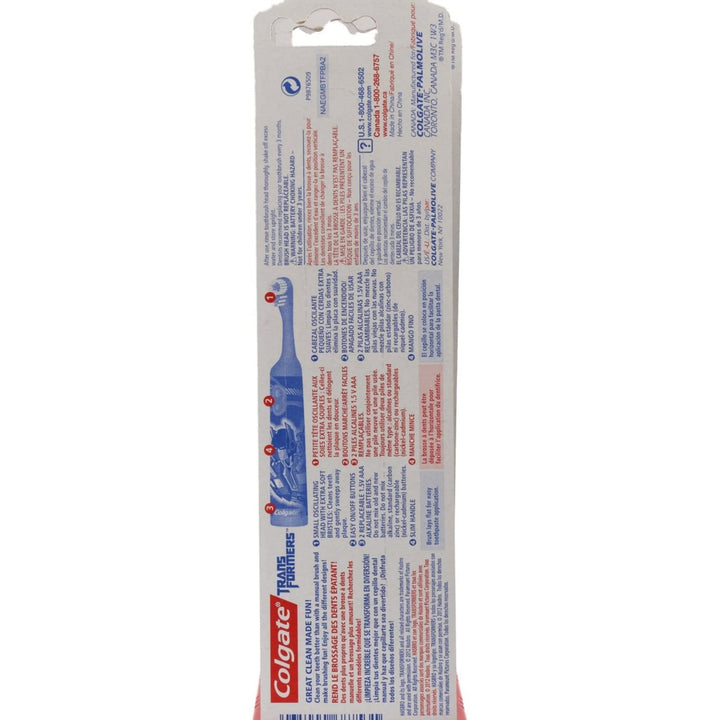 Colgate Extra Soft Powered Toothbrush- Transformers for Kids Image 2